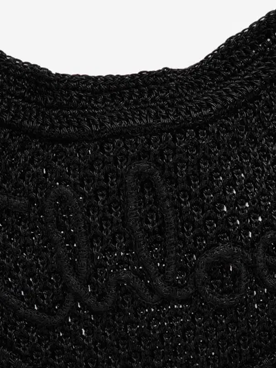 Chloé Summer Banana Bag In Black