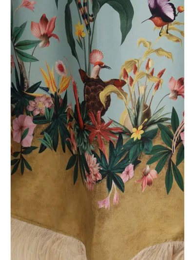 La Doublej Multicolor Silk Casual Dress In Multi