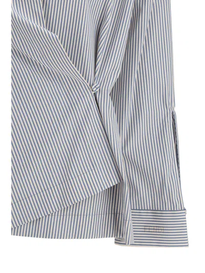 Fendi Multicolor Cotton Pattern Shirt In Gray