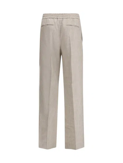 Brioni Straight-leg Asolotrousers In Gray