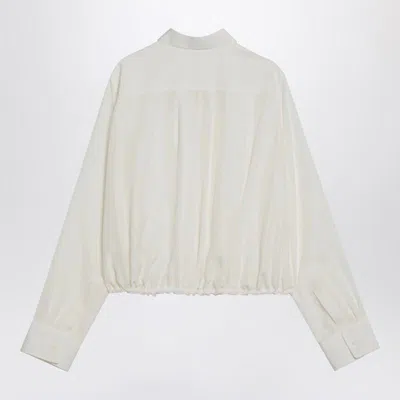 Loewe Balloon-sleeve Shirt In White