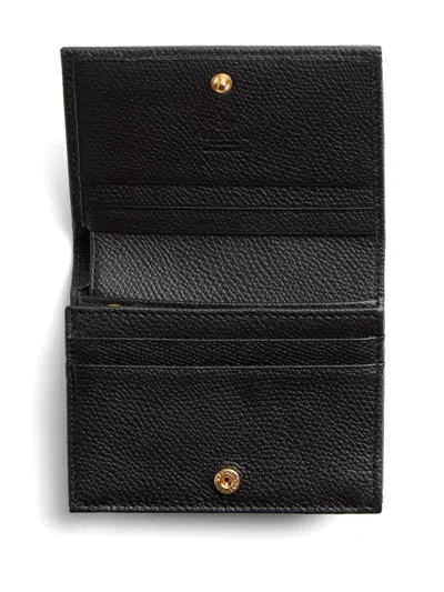 Valentino Garavani Vlogo Bi-fold Wallet In Black