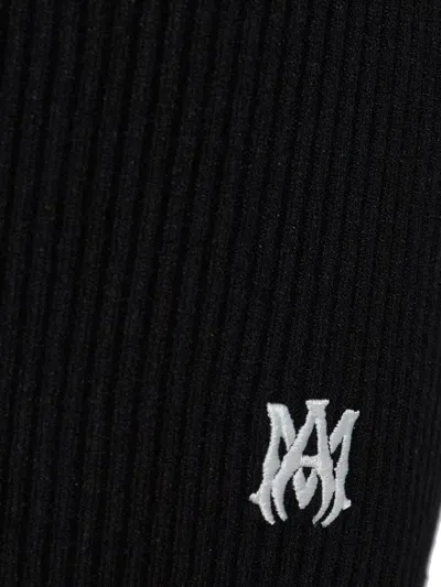 Amiri Black Ma Miniskirt In Black