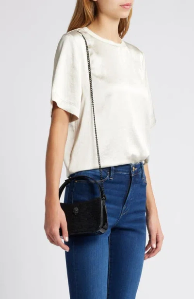 Kurt Geiger London Mini Bond Embellished Shoulder Bag In Black