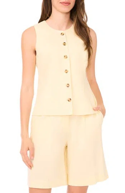 Halogen ® Linen Blend Vest In Neutral