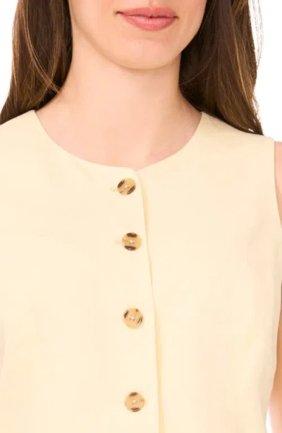 Halogen ® Linen Blend Vest In Neutral