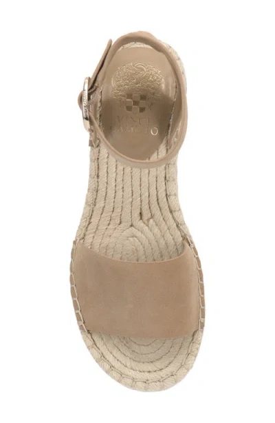 Vince Camuto Darna Ankle Strap Platform Sandal In Brown