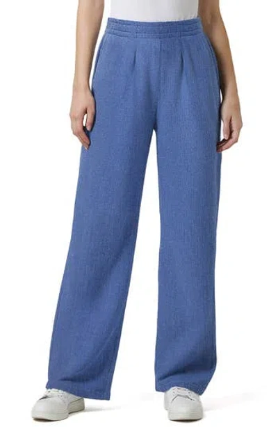 Three Dots Brushed Ribbed Pants In Black