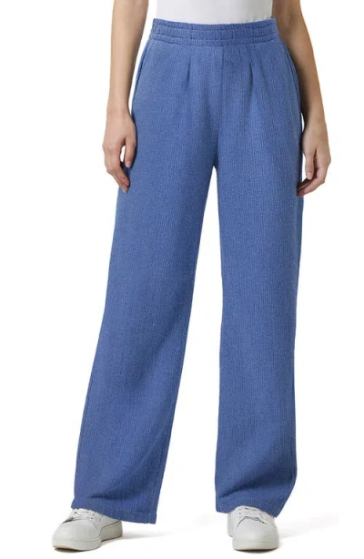 Three Dots Brushed Ribbed Pants In Black