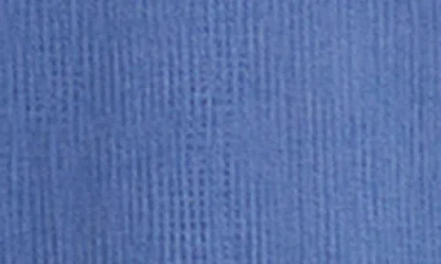 Three Dots Brushed Ribbed Pullover Sweatshirt In Blue