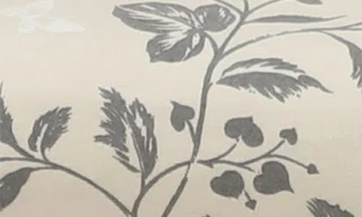 Azores Home Katy Floral Cotton Flannel Sheet Set In Brown