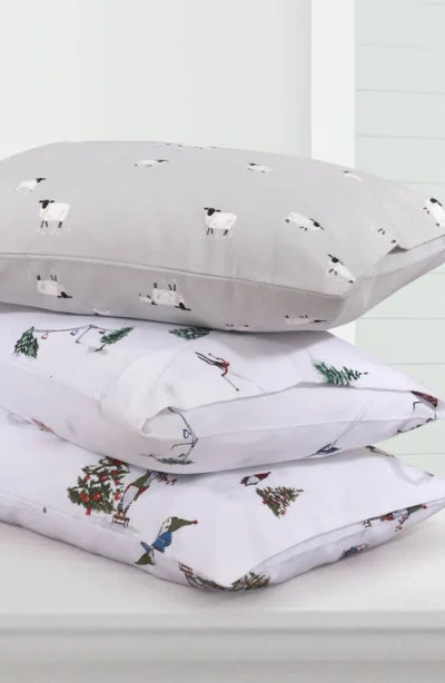 Azores Home Gnomes Cotton Flannel Sheet Set In Multi