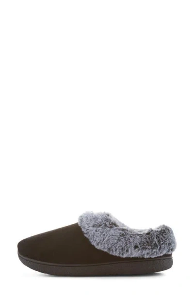 Floopi Slipper With Faux Fur Trim In Multi
