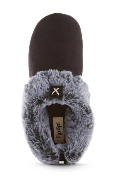 Floopi Slipper With Faux Fur Trim In Multi