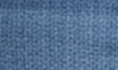 Bebe The Bling Slit Straight Leg Jeans In Blue