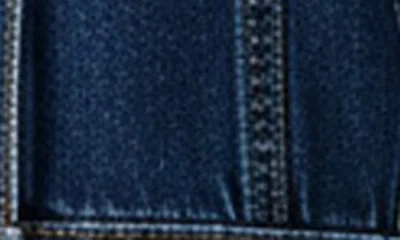 Bebe The Cargo Crop Denim Jacket In Blue