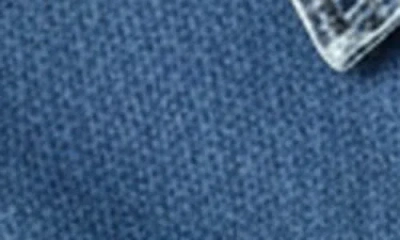 Bebe The Cargo Crop Denim Jacket In Blue