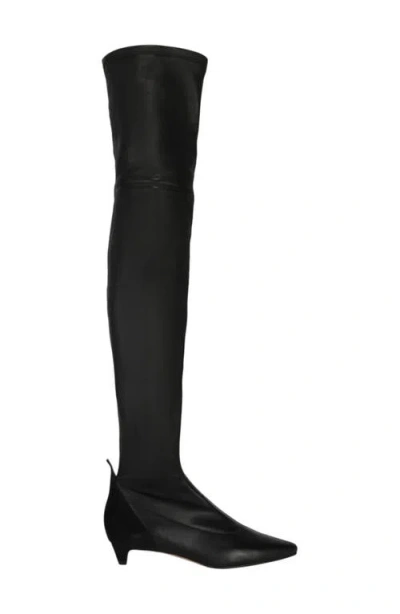 Givenchy Over-the-knee Kitten Heel Boot In Multi