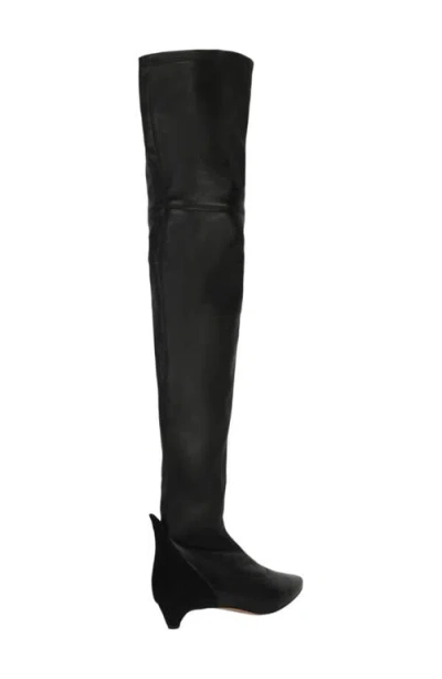 Givenchy Over-the-knee Kitten Heel Boot In Multi