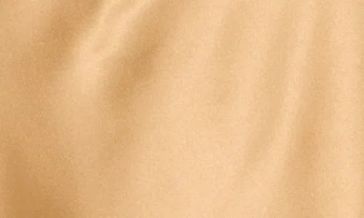 Renee C Satin A-line Skirt In Brown