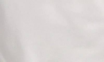 Renee C Solid Satin Midi Skirt In Silver