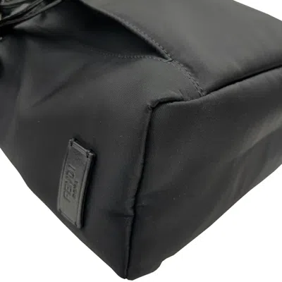 Pre-owned Fendi Black Nylon Leather Backpack ()