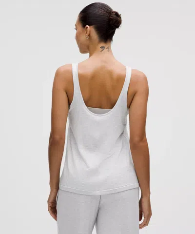 Lululemon Becalm V-neck Tank Top In White