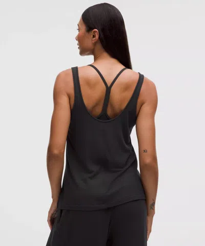 Lululemon Becalm V-neck Tank Top In Black
