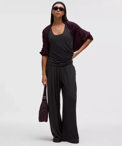 Lululemon Becalm V-neck Tank Top In Black