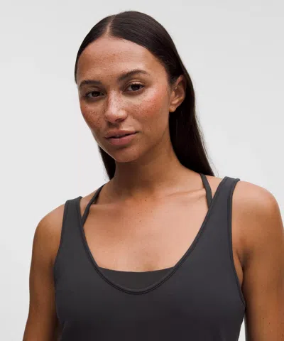 Lululemon Becalm V-neck Tank Top In Black