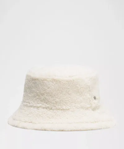 Lululemon Boucle Fleece Reversible Bucket Hat In Pink