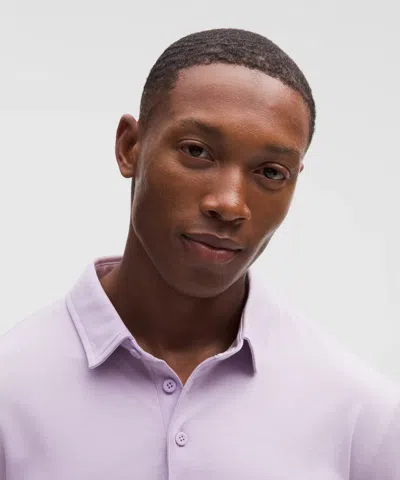 Lululemon Evolution Long-sleeve Polo Shirt In Purple