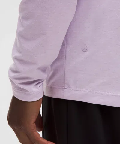 Lululemon Evolution Long-sleeve Polo Shirt In Purple