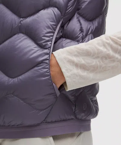 Lululemon Women's Featherweight 900-down-fill Quilted Vest In Purple