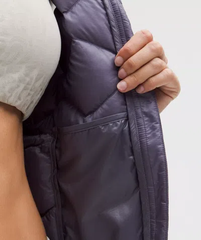 Lululemon Women's Featherweight 900-down-fill Quilted Vest In Purple