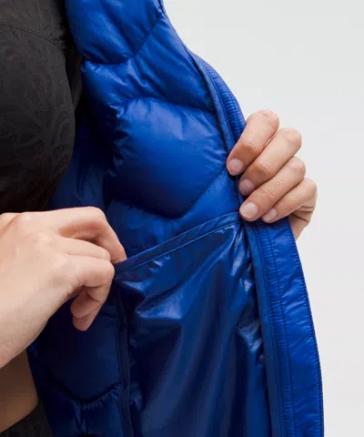 Lululemon Women's Featherweight 900-down-fill Quilted Vest In Blue