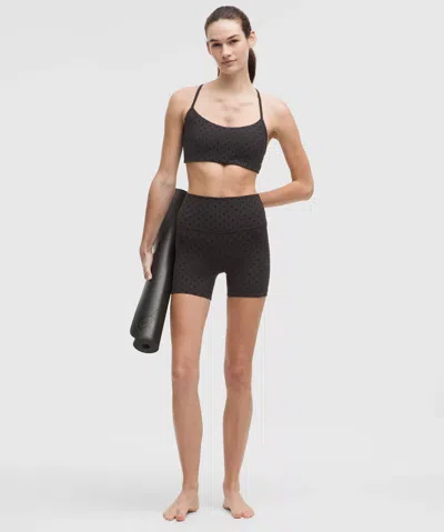 Lululemon Flow Y Bra Light Support, A/b Cup Evolve In Black