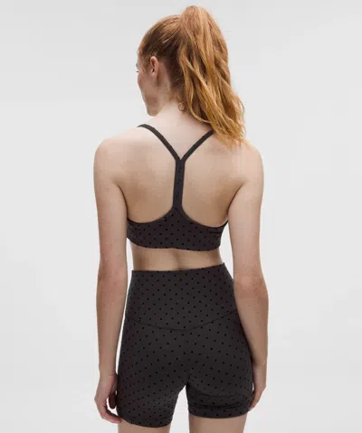 Lululemon Flow Y Bra Light Support, C/d Cup Evolve In Black