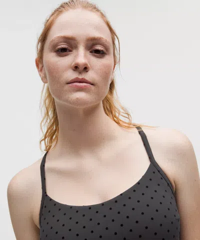 Lululemon Flow Y Bra Light Support, C/d Cup Evolve In Black