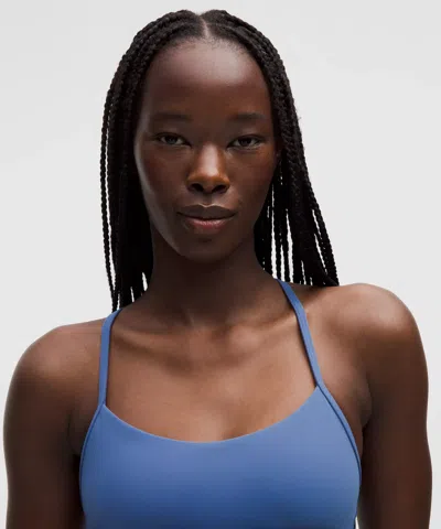 Lululemon Flow Y Bra Nulu In Blue