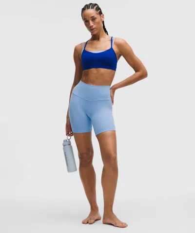 Lululemon Flow Y Bra Nulu In Blue
