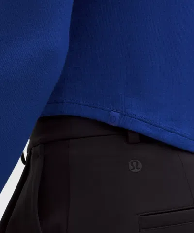 Lululemon Hold Tight Long-sleeve Henley In Blue