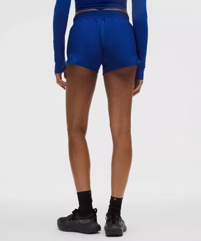 Lululemon Hotty Hot High-rise Lined Short 2.5" In Blue