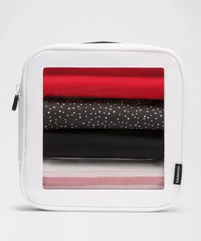 Lululemon Invisiwear Mid-rise Thong Underwear 3 Pack In Red