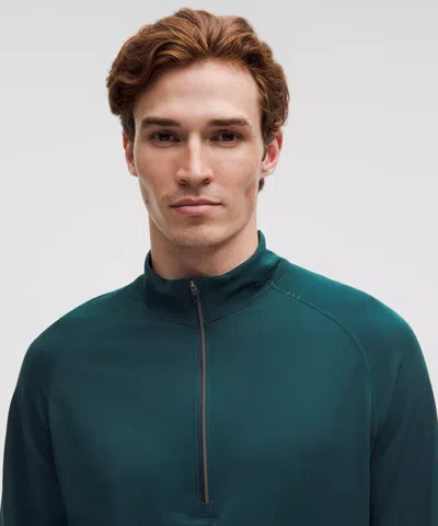 Lululemon Metal Vent Tech Half Zip In Green