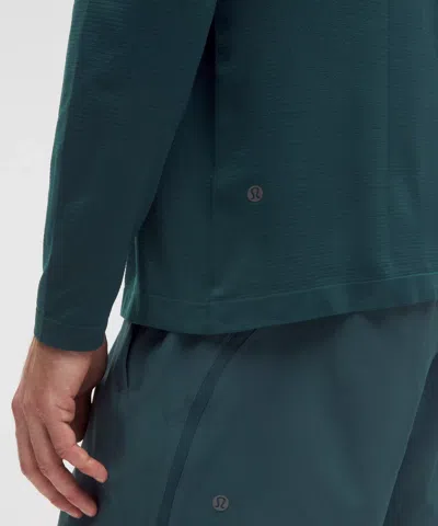 Lululemon Metal Vent Tech Half Zip In Green
