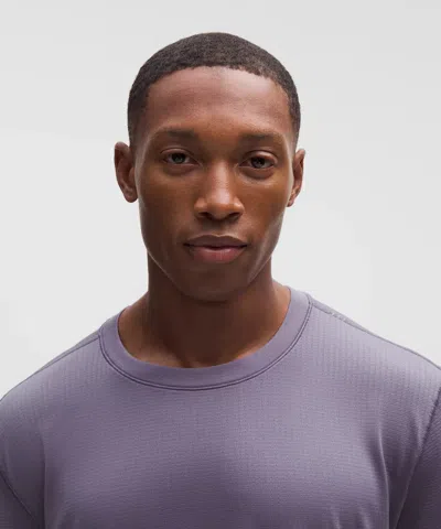 Lululemon Metal Vent Tech Relaxed-fit Short-sleeve Shirt In Purple
