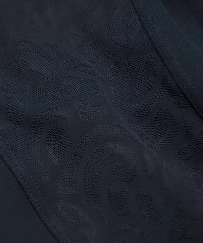 Lululemon Paisley Lace Overlay Tight 25" In Blue