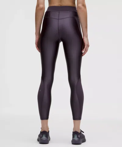 Lululemon Satin Shine Panelled High-rise Tight 25" In Purple