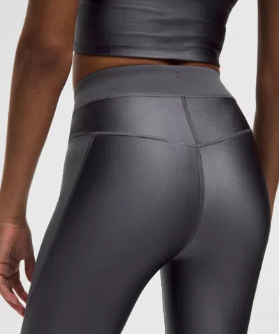 Lululemon Satin Shine Panelled High-rise Tight 25" In Gray